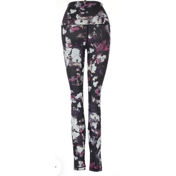 Lululemon Wunder Under Crop III Kara Blossom Sz 4 - Picture 4 of 5